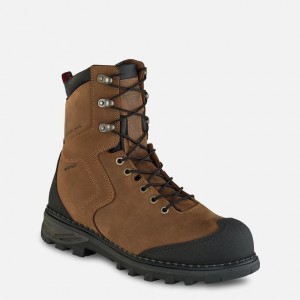 Red Wing Burnside 8-inch Impermeables Seguridad Puntera Boot Multicolor | QYH-682590