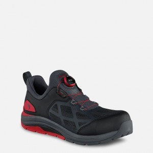 Red Wing CoolTech Athletics Seguridad Puntera Atléticos Trabajo Shoe Grises Rojos | UNZ-815273