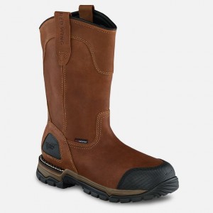 Red Wing FlexForce 11-inch Impermeables Seguridad Puntera Pull-On Boot Rojos | CJR-825379