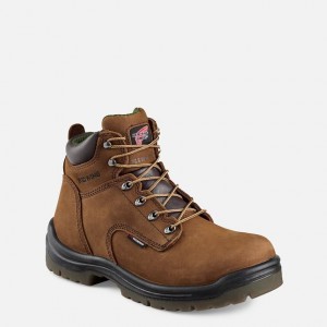 Red Wing King Puntera 6-inch Impermeables Soft Puntera Boot Marrom | SEO-316945