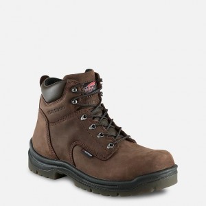 Red Wing King Puntera 6-inch Seguridad Puntera Boot Marrom | CMW-925704