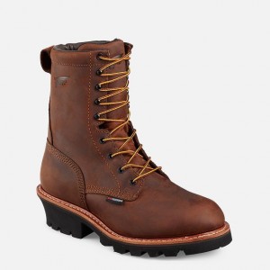 Red Wing LoggerMax 9-inch Insulated Impermeables Seguridad Puntera Boot Multicolor | GSP-924175