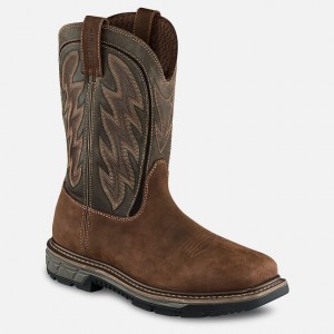 Red Wing Rio Flex 11-inch Impermeables Seguridad Puntera Pull-On Boot Rojos Grises Claro | PDO-632918