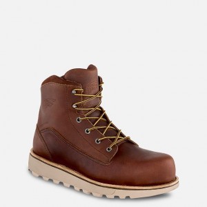 Red Wing Traction Tred Lite 6-inch Impermeables Seguridad Puntera Boot Marrom | SCU-597236