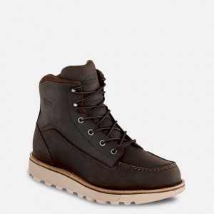 Red Wing Traction Tred Lite 6-inch Impermeables Soft Puntera Boot Marrom | LNR-125346