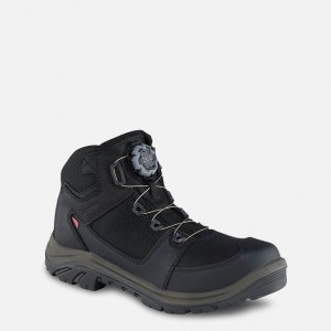 Red Wing Tradesman 5-inch Impermeables Seguridad Puntera Hiker Boot Negros Grises | TWL-683452