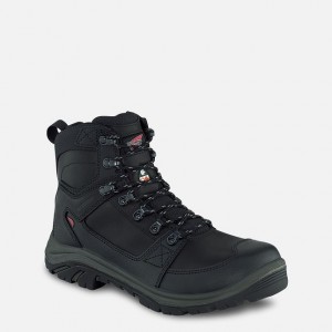 Red Wing Tradesman 6-inch Side-Zip Impermeables CSA Seguridad Puntera Boot Negros Verde Oliva | COH-129047