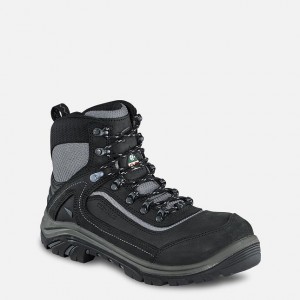 Red Wing Tradeswoman 6-inch Impermeables CSA Seguridad Puntera Hiker Boot Negros Grises | PQT-852941