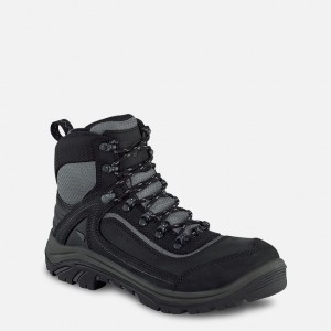 Red Wing Tradeswoman 6-inch Impermeables Seguridad Puntera Boot Negros Grises | LIY-893624