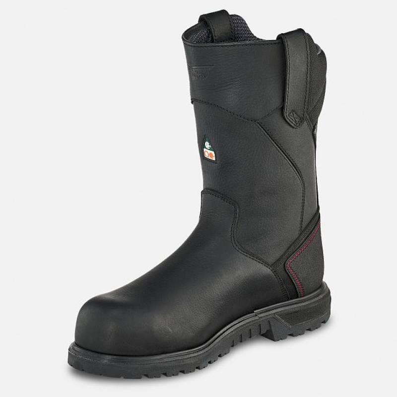 Red Wing Brnr XP 11-inch Impermeables Insulated CSA Seguridad Puntera Pull-On Boot Negros Grises | IZA-759481