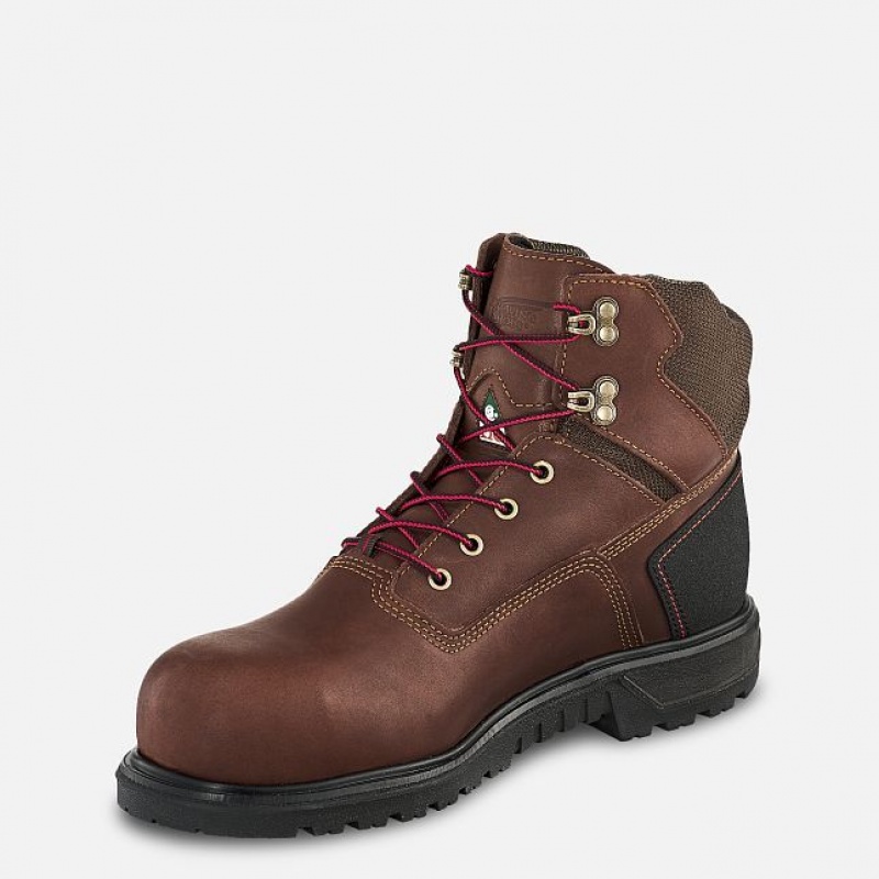 Red Wing Brnr XP 6-inch Impermeables CSA Seguridad Puntera Boot Negros Grises | GHP-516702