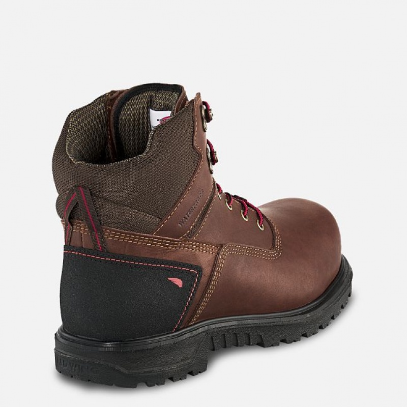 Red Wing Brnr XP 6-inch Impermeables CSA Seguridad Puntera Boot Negros Grises | DFY-704952