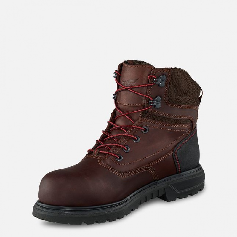 Red Wing Brnr XP 6-inch Impermeables Seguridad Puntera Boot Negros Grises | NES-237650