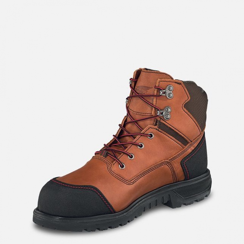 Red Wing Brnr XP 6-inch Impermeables Seguridad Puntera Boot Negros Grises | MTO-910347