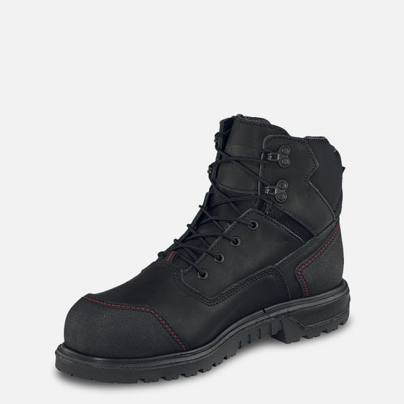 Red Wing Brnr XP 6-inch Impermeables Seguridad Puntera Boot Negros Grises | KWF-673184