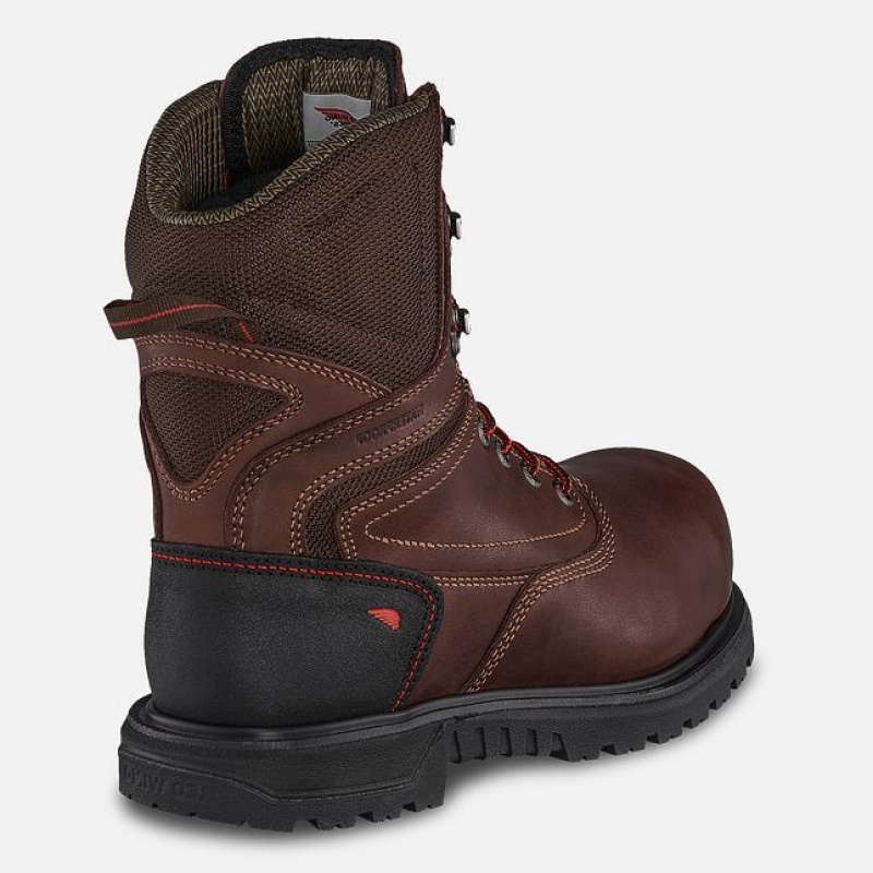 Red Wing Brnr XP 8-inch Impermeables CSA Seguridad Puntera Boot Negros Grises | MSW-156374