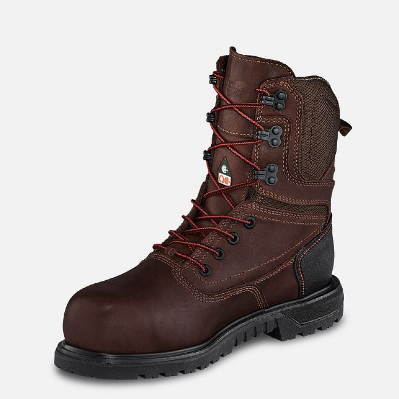 Red Wing Brnr XP 8-inch Impermeables CSA Seguridad Puntera Boot Negros Grises | MSW-156374