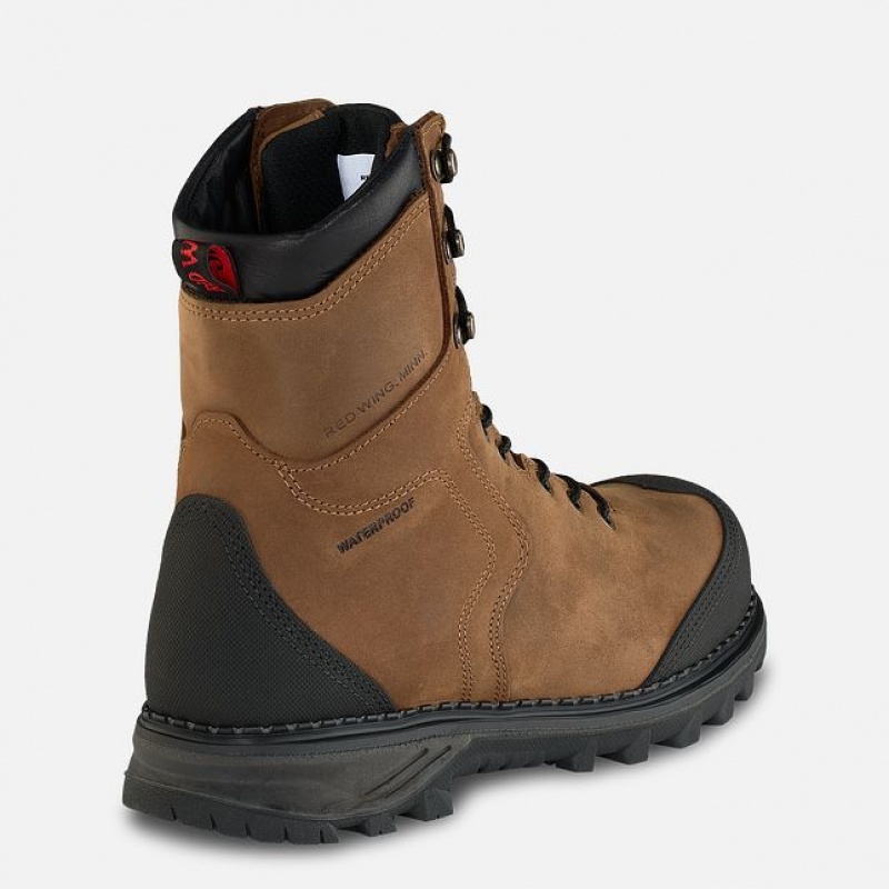 Red Wing Burnside 8-inch Impermeables Seguridad Puntera Boot Multicolor | QYH-682590