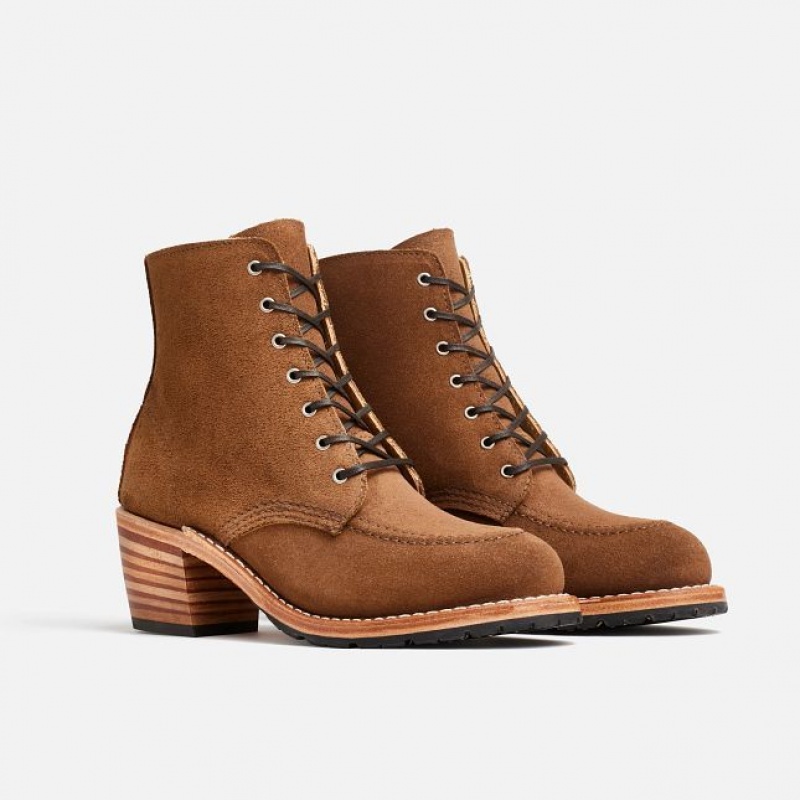 Red Wing Clara Tacón Boot in Clove Acampo Cuero Multicolor | AZP-324189