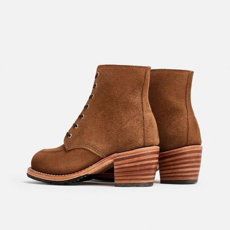 Red Wing Clara Tacón Boot in Clove Acampo Cuero Multicolor | AZP-324189