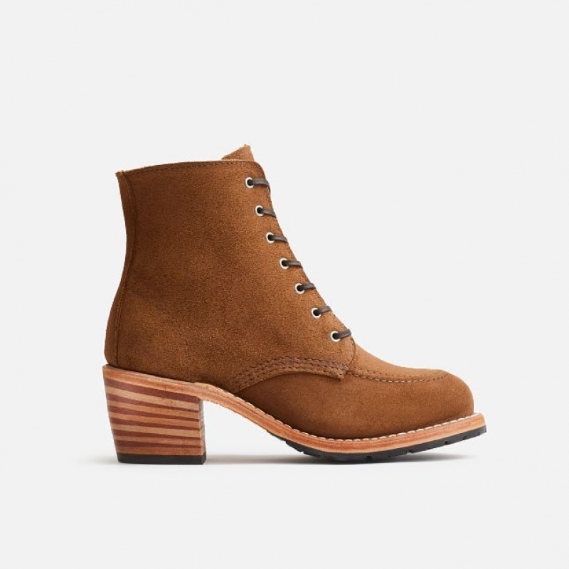 Red Wing Clara Tacón Boot in Clove Acampo Cuero Multicolor | AZP-324189