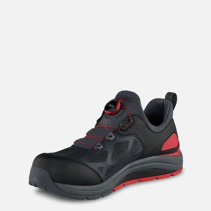 Red Wing CoolTech Athletics Seguridad Puntera Atléticos Trabajo Shoe Grises Rojos | UNZ-815273