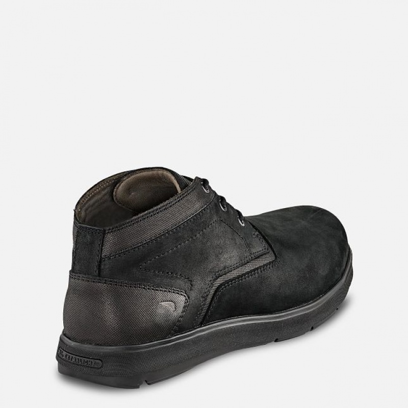 Red Wing Cross Lite CSA Seguridad Puntera Chukka Negros | OUP-290418