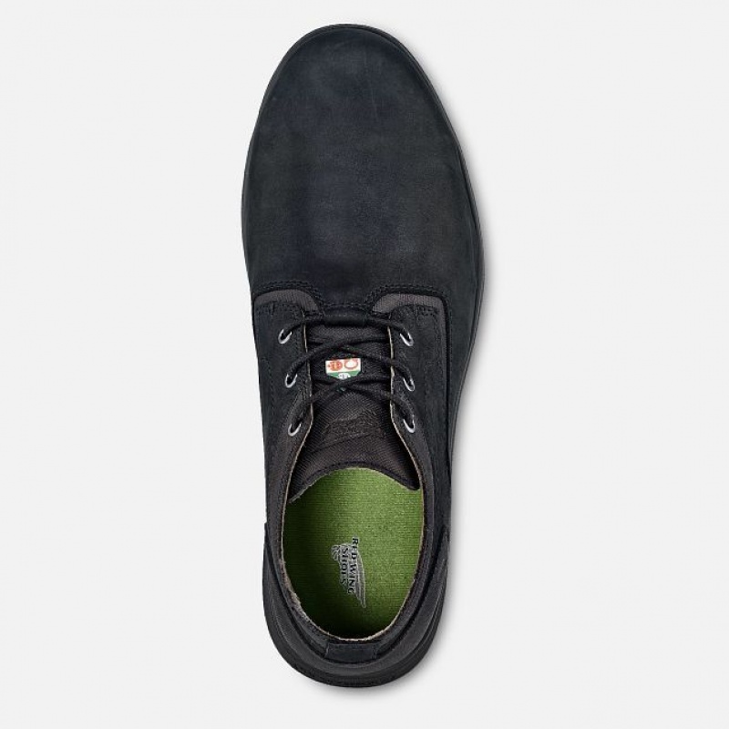 Red Wing Cross Lite CSA Seguridad Puntera Chukka Negros | XZA-182690