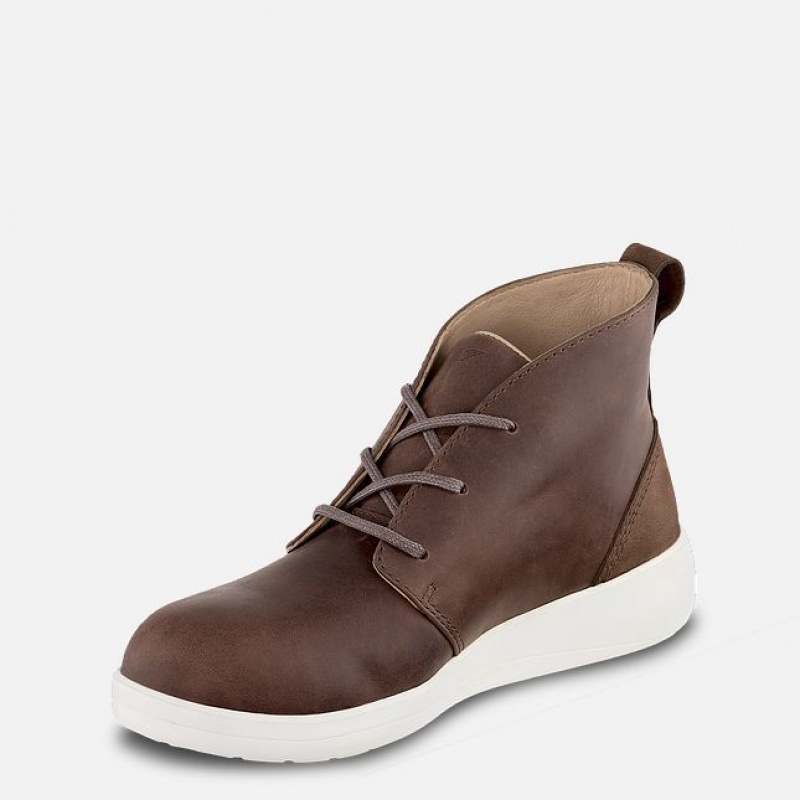 Red Wing Cross Lite Seguridad Puntera Chukka Blancos | VYZ-539460