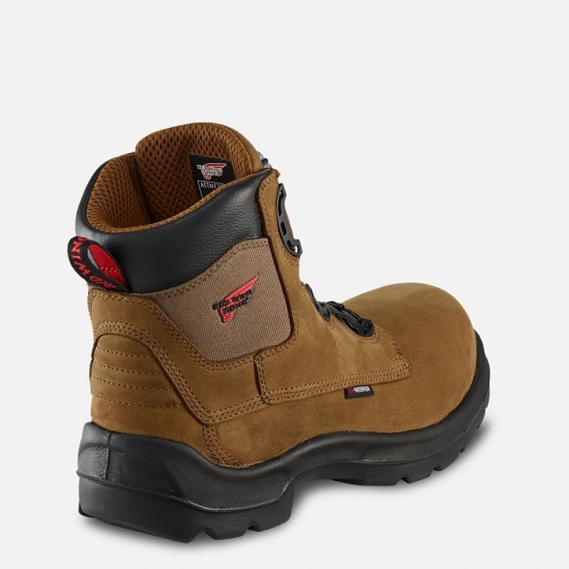 Red Wing FlexBond 6-inch BOA Impermeables Seguridad Puntera Boot Negros | DLU-748510