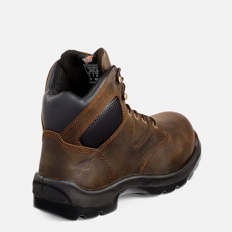 Red Wing FlexBond 6-inch Seguridad Puntera Metguard Boot Negros | TJF-947286