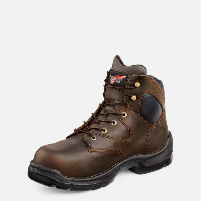 Red Wing FlexBond 6-inch Seguridad Puntera Metguard Boot Negros | TJF-947286