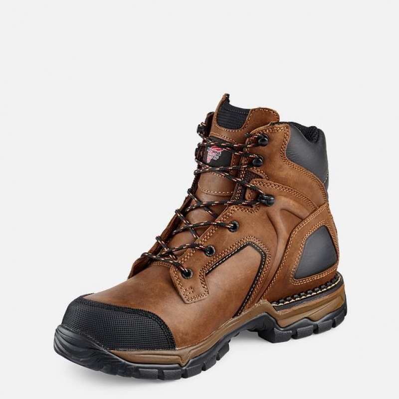 Red Wing FlexForce 6-inch Impermeables Seguridad Puntera Boot Rojos | IKV-103472