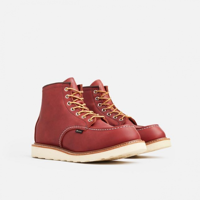 Red Wing Gore-Tex Moc 6-inch boot in Russet Impermeables Cuero Multicolor | TBC-805613