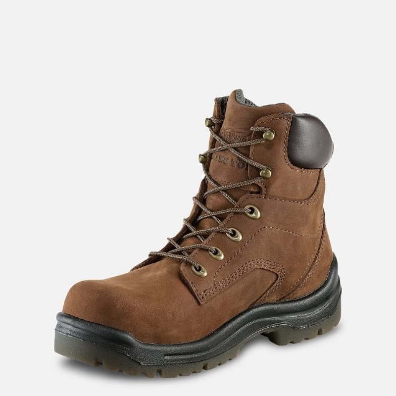 Red Wing King Puntera 6-inch Seguridad Puntera Boot Marrom | RYS-425810