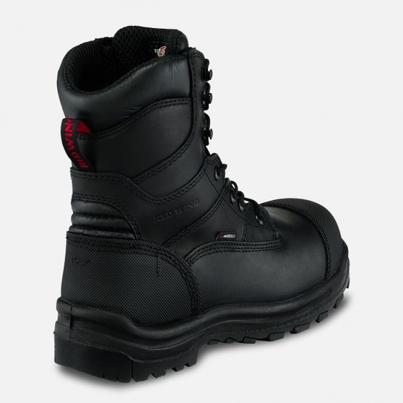 Red Wing King Puntera 8-inch Impermeables CSA Seguridad Puntera Boot Negros | NLM-781259