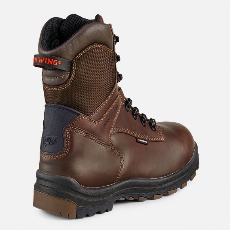 Red Wing King Puntera 8-inch Insulated Impermeables CSA Seguridad Puntera Boot Negros Marrom | QHU-451236