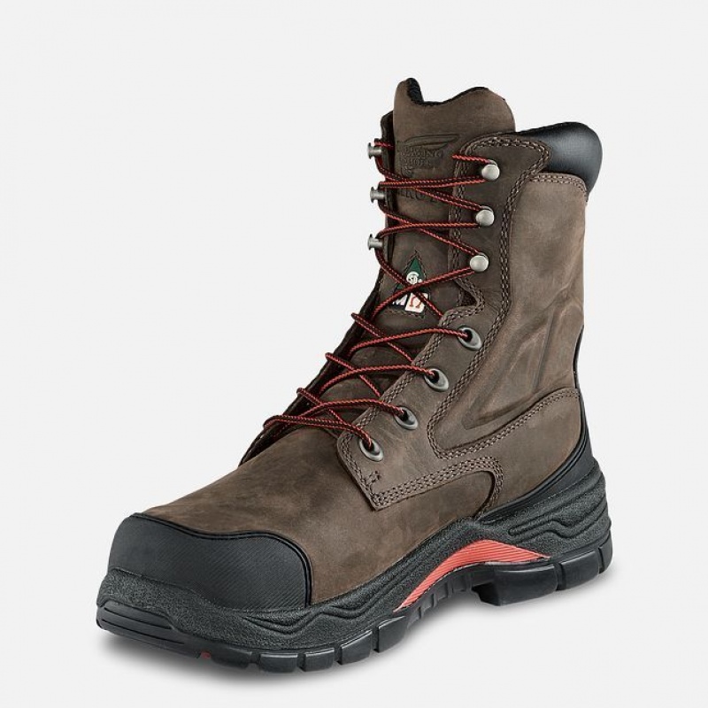 Red Wing King Puntera ADC 8-inch Impermeables CSA Metguard Seguridad Puntera Boot Multicolor | TKJ-021586