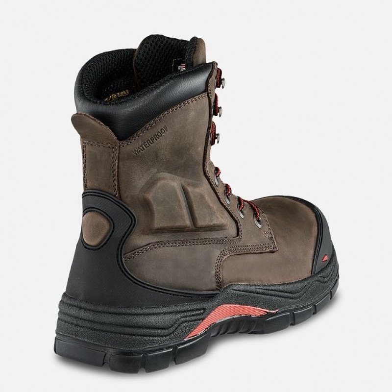 Red Wing King Puntera ADC 8-inch Insulated Impermeables CSA Seguridad Puntera Boot Multicolor | ZJL-358610