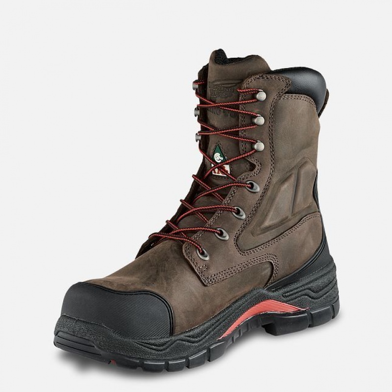 Red Wing King Puntera ADC 8-inch Insulated Impermeables CSA Seguridad Puntera Boot Multicolor | ZJL-358610