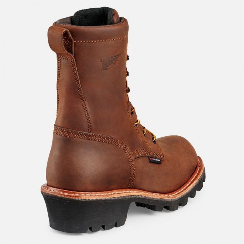 Red Wing LoggerMax 9-inch Impermeables Seguridad Puntera Boot Multicolor | PYL-153802