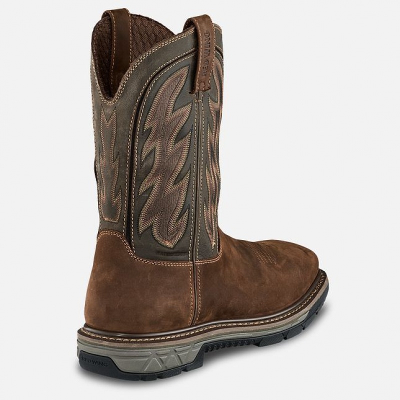 Red Wing Rio Flex 11-inch Impermeables Seguridad Puntera Pull-On Boot Rojos Grises Claro | PDO-632918