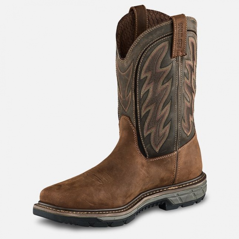 Red Wing Rio Flex 11-inch Impermeables Seguridad Puntera Pull-On Boot Rojos Grises Claro | PDO-632918