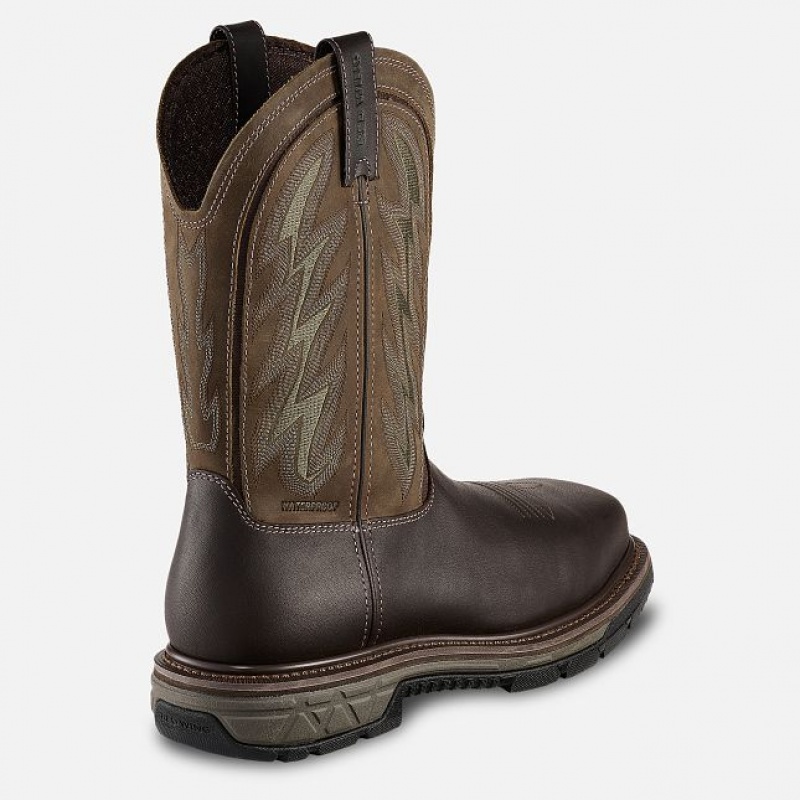 Red Wing Rio Flex Seguridad Puntera Pull-On Boot Rojos Grises Claro | JSO-309546