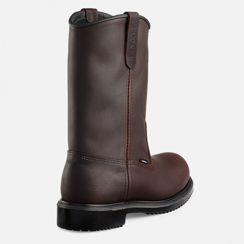 Red Wing SuperSole 11-inch Impermeables Seguridad Puntera Pull-On Boot Negros | RCP-638952