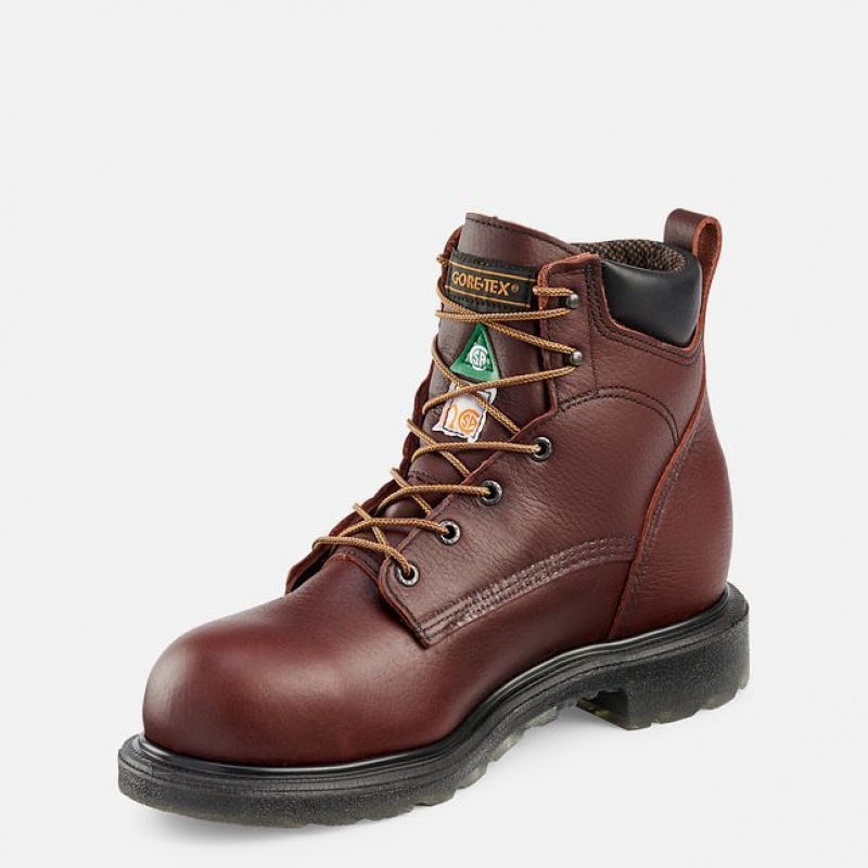 Red Wing SuperSole 2.0 6-inch Impermeables CSA Seguridad Puntera Boot Multicolor | TMS-340156