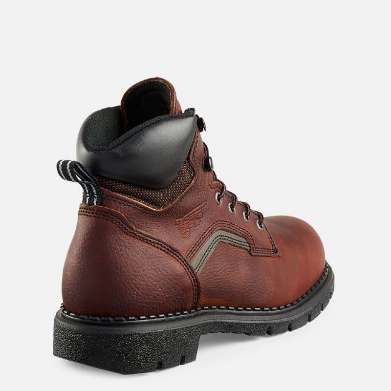 Red Wing SuperSole 6-inch Cuero Seguridad Puntera Boot Multicolor | CXN-906127