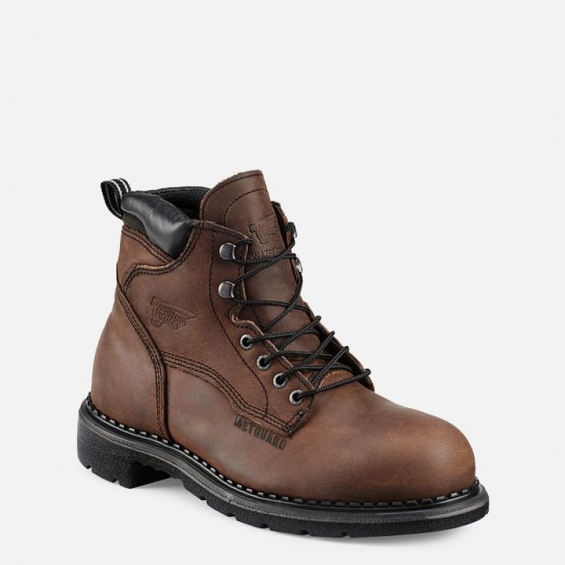 Red Wing SuperSole 6-inch Impermeables Seguridad Puntera Metguard Boot Multicolor | XWF-706831