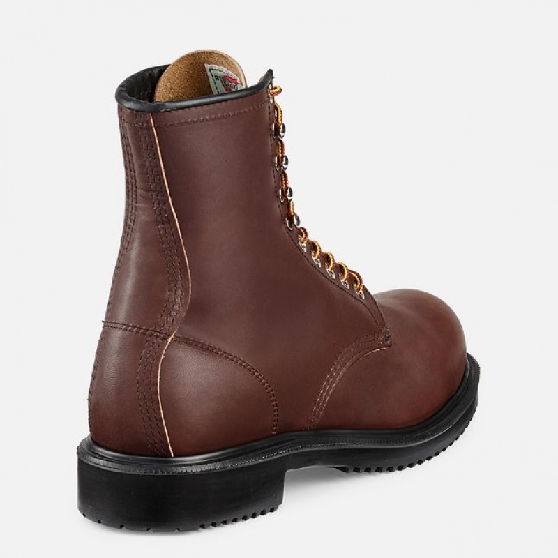 Red Wing SuperSole 8-inch Seguridad Puntera Boot Negros | LDQ-789034