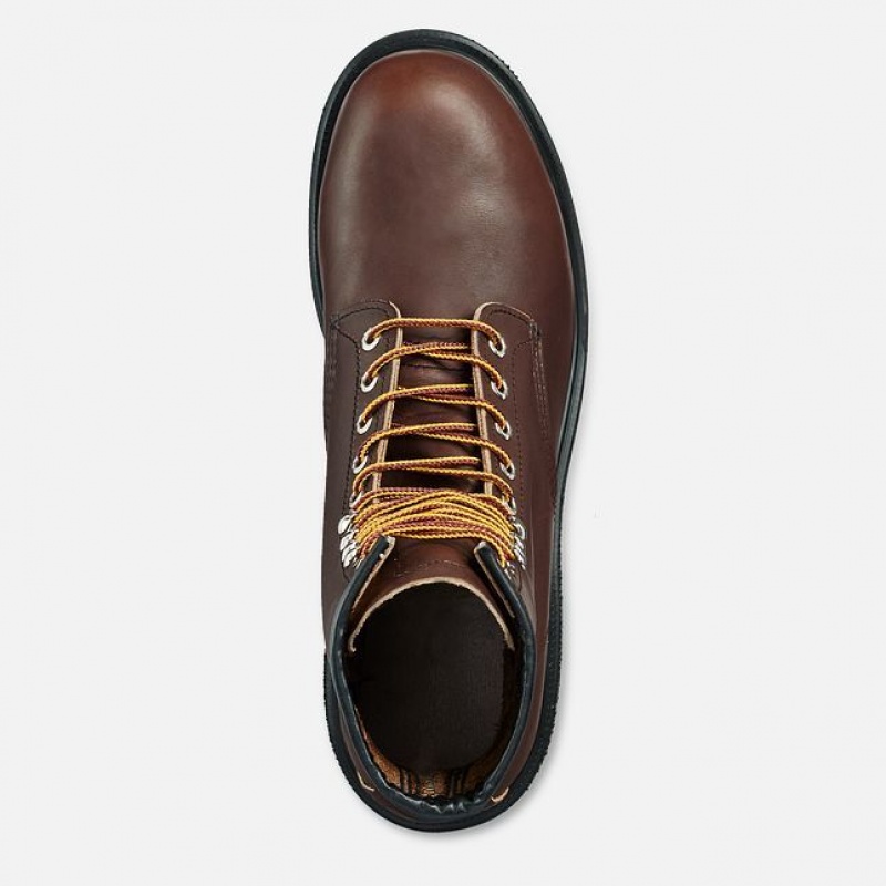 Red Wing SuperSole 8-inch Seguridad Puntera Boot Negros | LDQ-789034